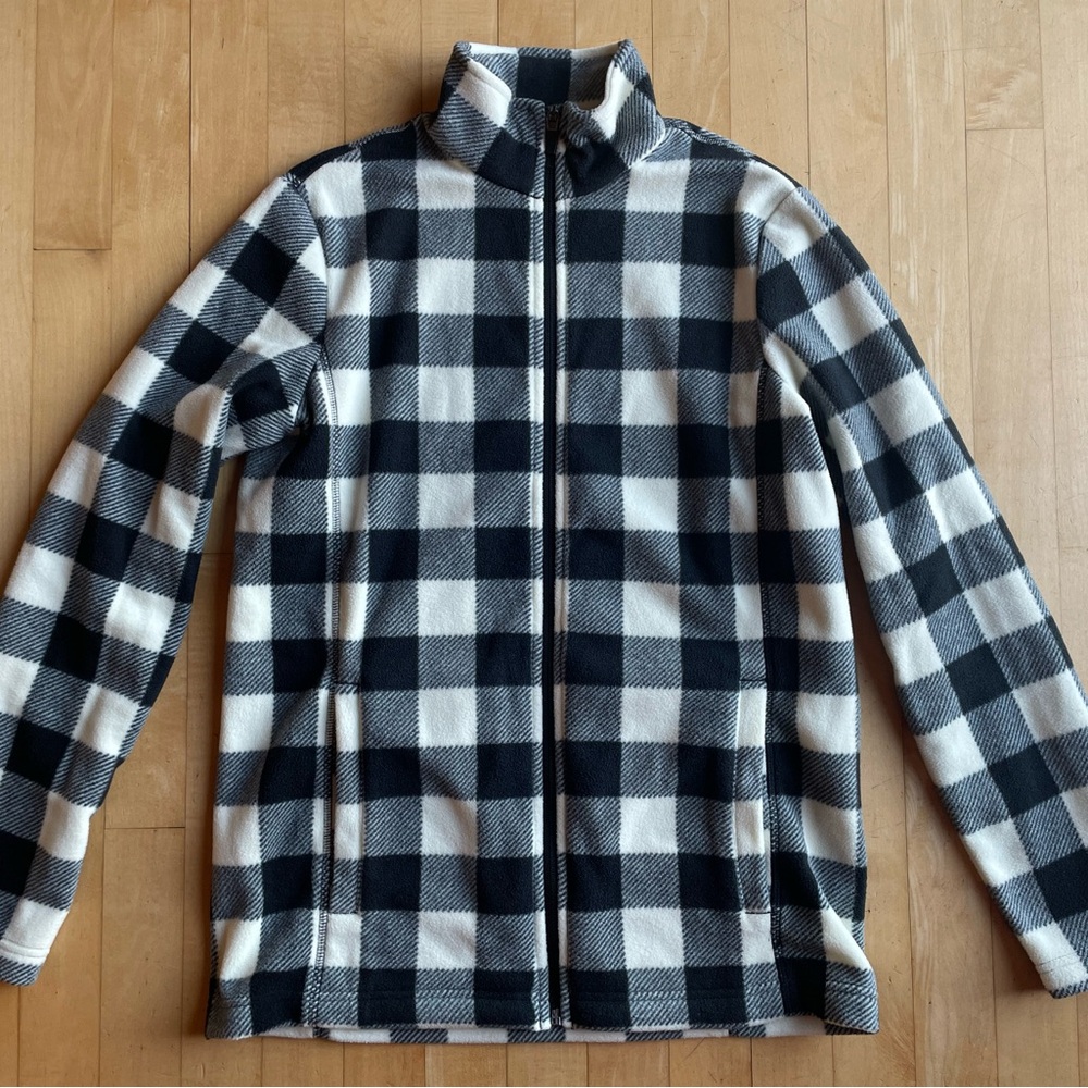 Lands End women’s XS Buffalo plaid fleece